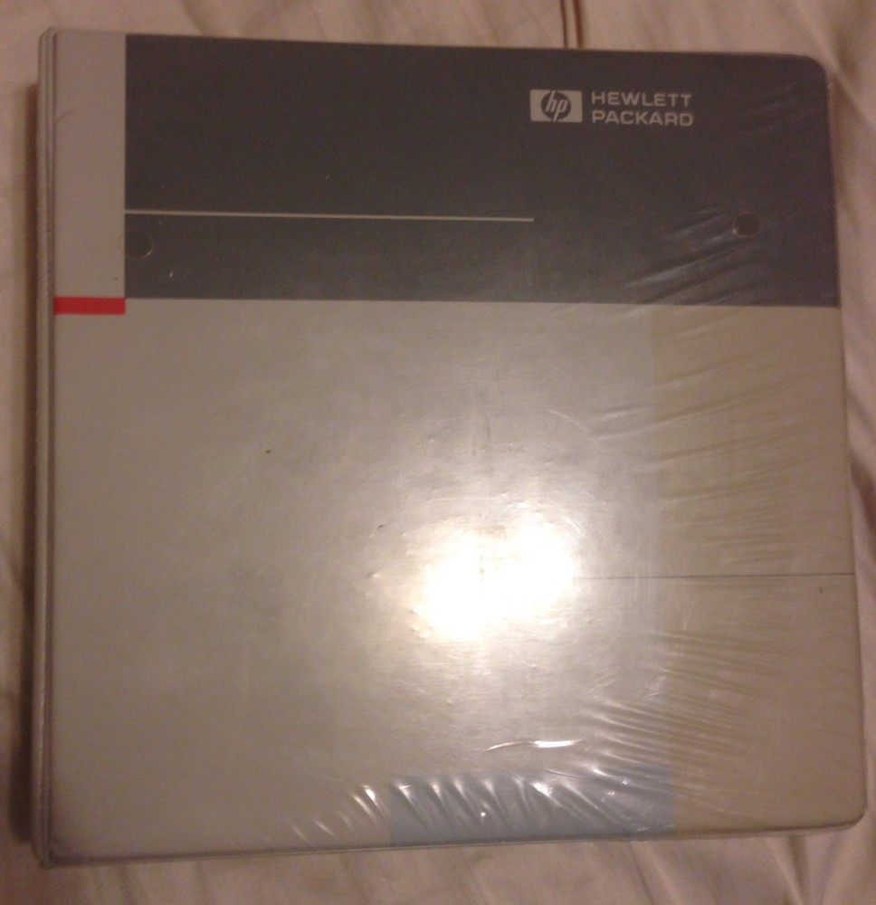 HEWLETT PACKARD 54504A/E01 DIGITIZING OSCILLOSCOPE PROGRAMMER'S GUIDE-NEW-SEALED