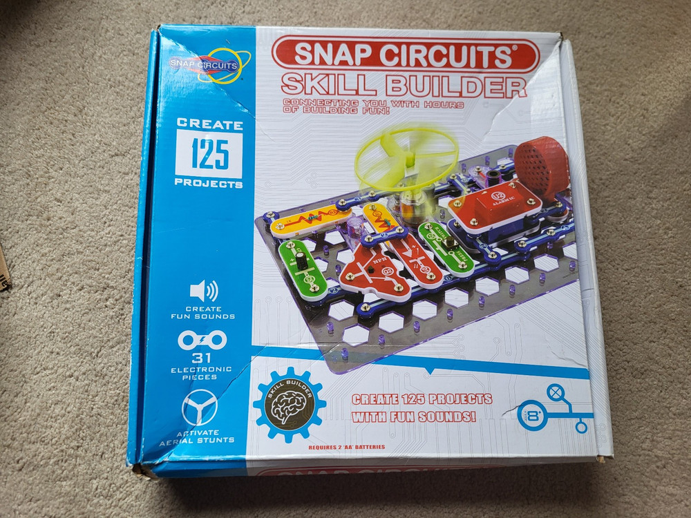 Snap Circuits Skill Builder SB-125 Electronic STEM Projects