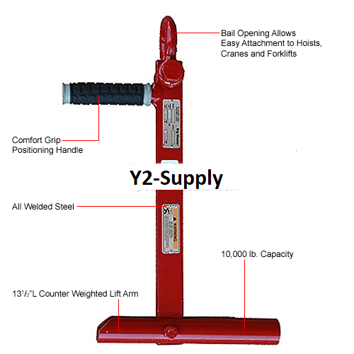 NEW! Caldwell Pipe Pick CPP-1.5 3000 Lb. Capacity 12" Minimum Pipe I.D.!!