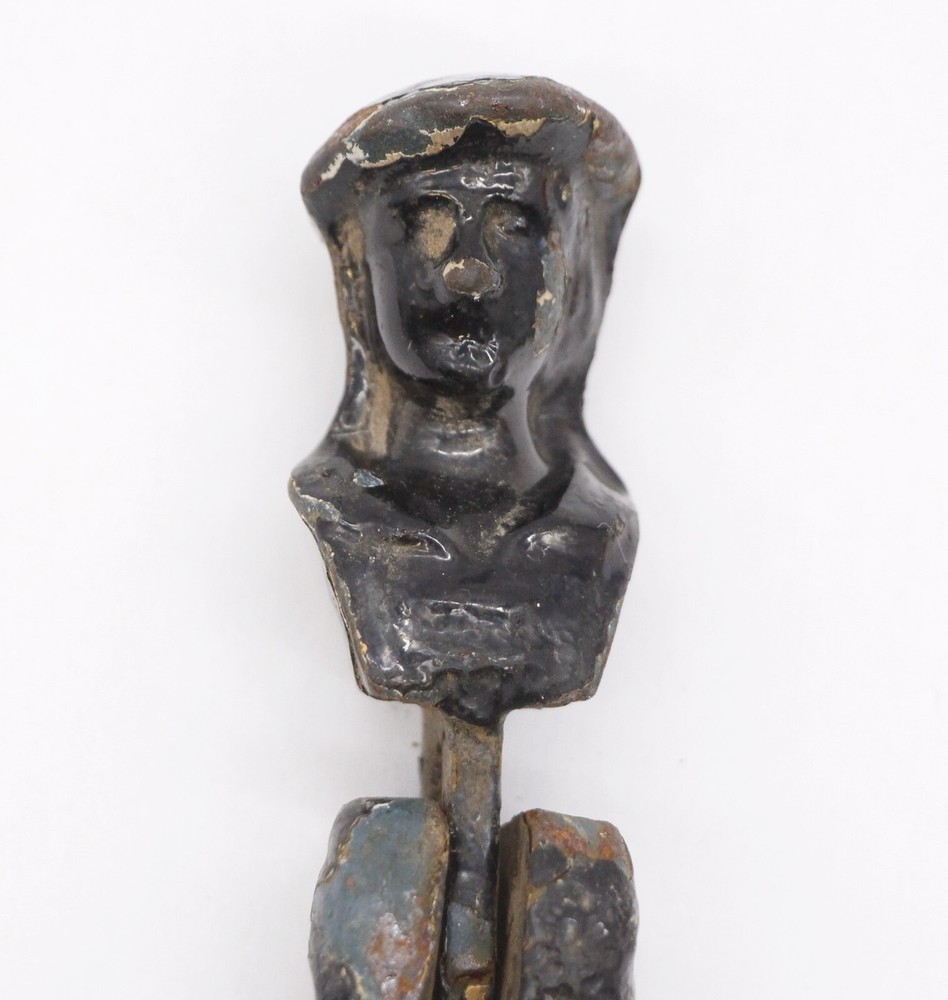 Pair of Antique Figural Cast Iron Window Shutter Drop Pulls