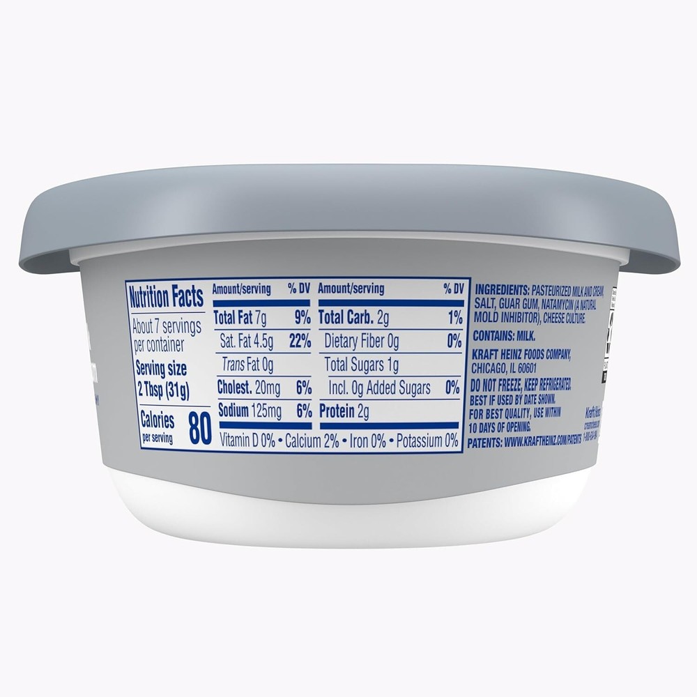Philadelphia cream cheese 8 oz cup- 12 per case.
