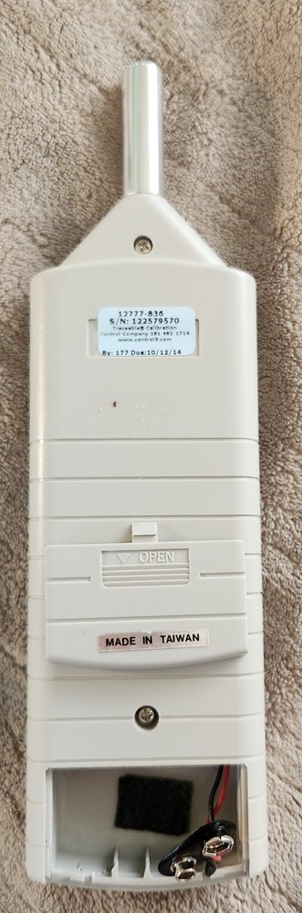 Traceable Digital Sound Level Meter Works