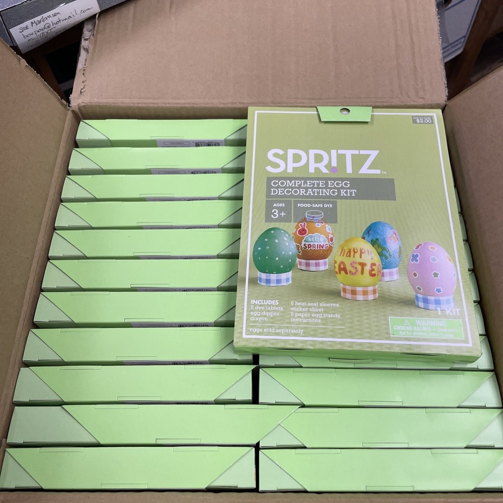 Lot of 24 Spritz Complete Easter Egg Decorating Kits