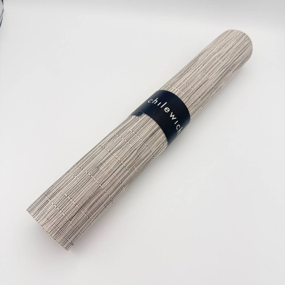 Chilewich Bamboo Table Runner in Grey