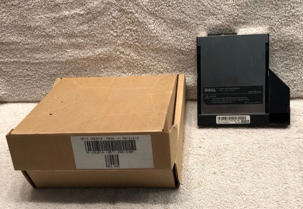 Floppy Disk Drive Module by Dell, Type: 3.5-in, 1.44-MB