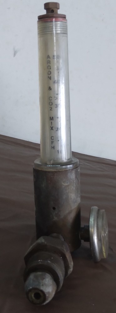 Vintage Helium/Argon/Oxygen Flowmeter Unknown Brand - Used