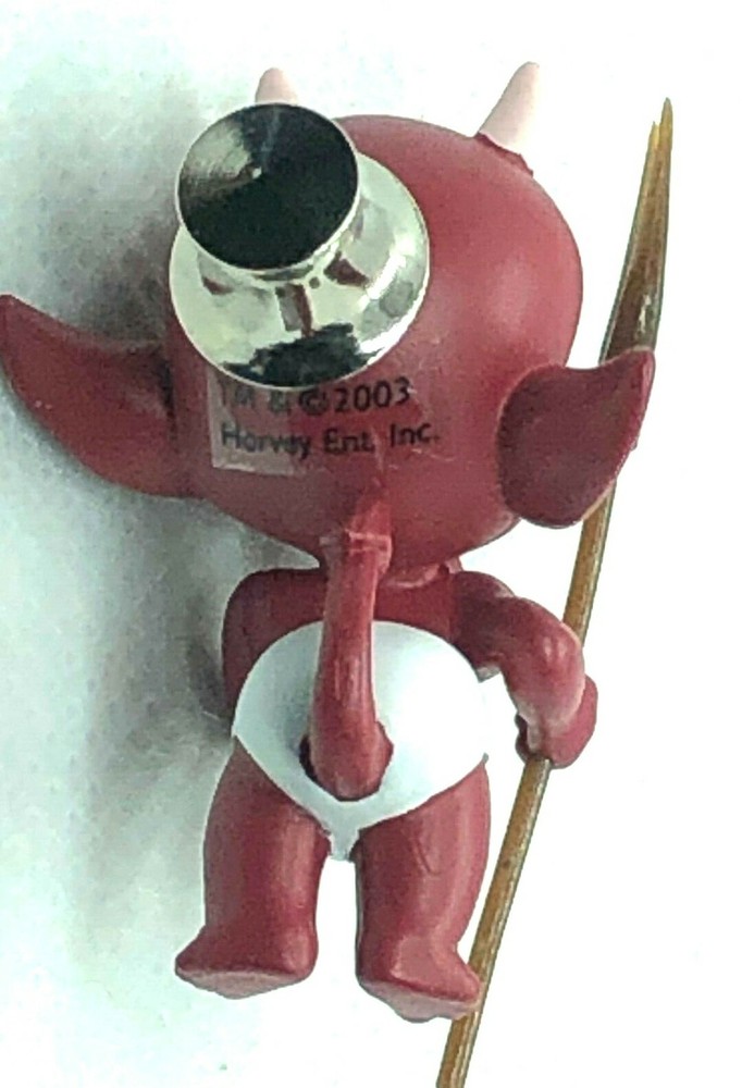 HOT STUFF: Little Devil Perplexed 3D Sculpted PVC PIN - Harvey Comics Licensed