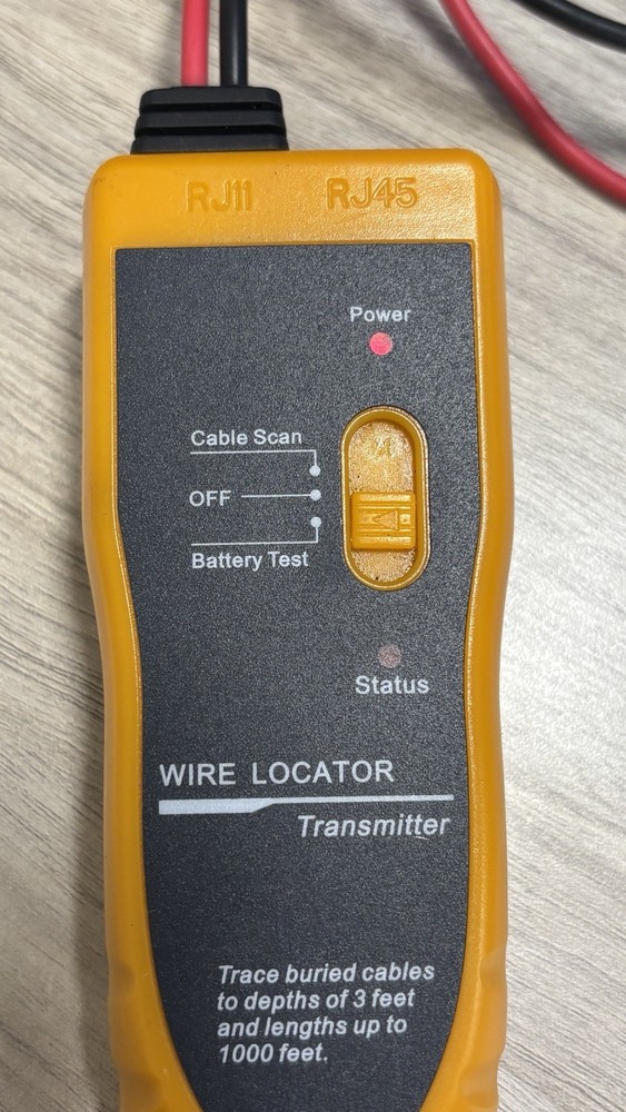 NOYAFA Underground Cable Locator Wire Tracer Detector Electrical USED