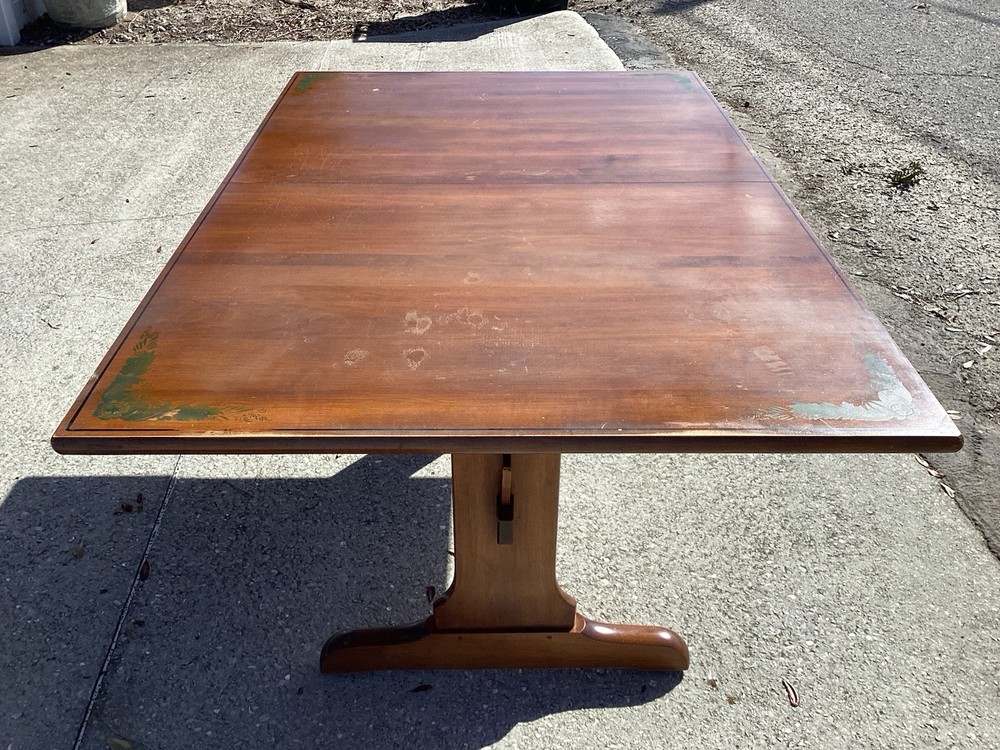 Solid Wood Hitchcock Dining Table