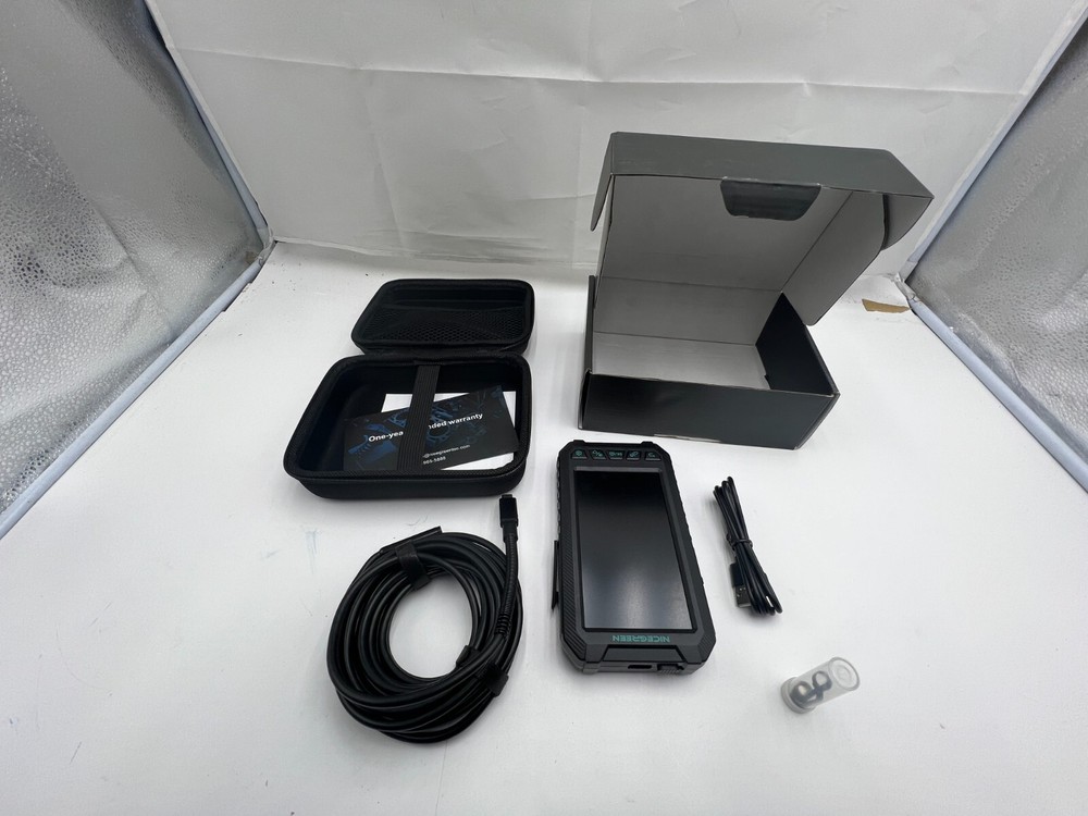 NICEGREEN Industrial Endoscope 5" IPS Screen Drain Scope Camera