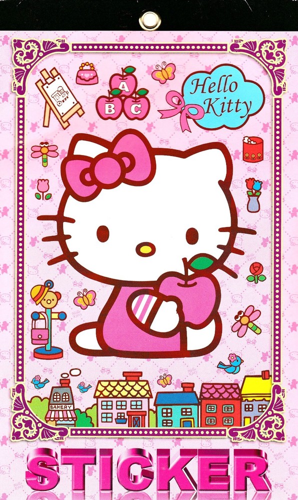 Sticker Book 6 sheets 5x8''