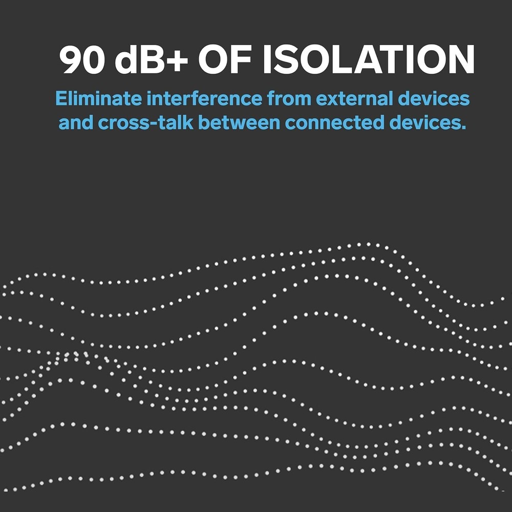 Easy Install Coax Cable Splitter & Manual AB Switch - Dual Device Solution