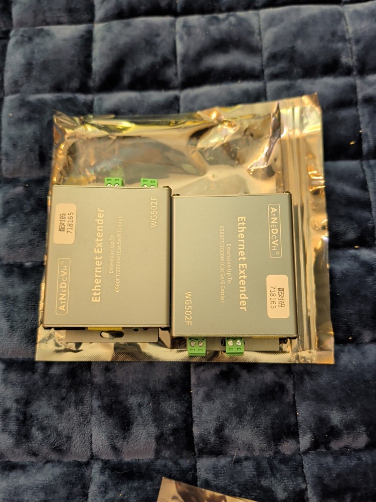 Ethernet Range Extender Repeater Kit, Ethernet LAN Range Extension Distance