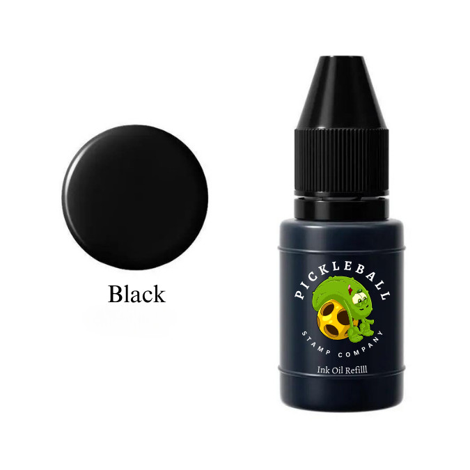 Permanent Self Inking Pickleball Ball Stamp - Rectangle