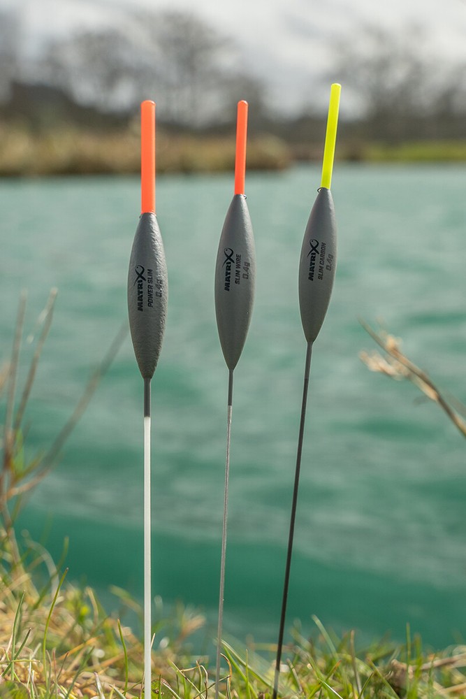 Matrix Slim Carbon Pole Floats x 10 Bulk Pack - Pole Match Fishing Float