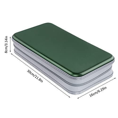 CD Case, Siveit DVD Case Holder 96 Capacity Hard Plastic CD DVD Disc Cases