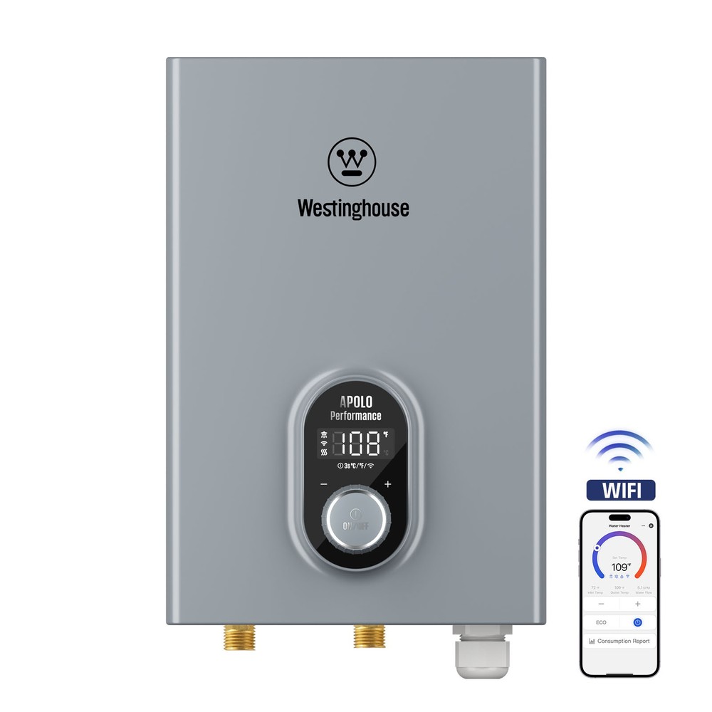 USED* 11kW Tankless Water Heater Electric Instant for WiFi & Amazon Alexa