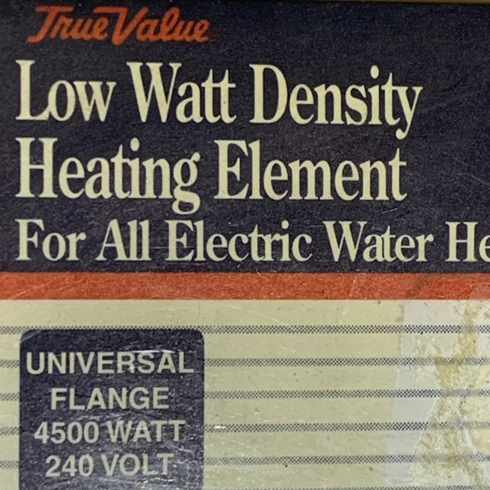 NEW True Value Low Watt Density Heating Element For All Heater Universal Flange