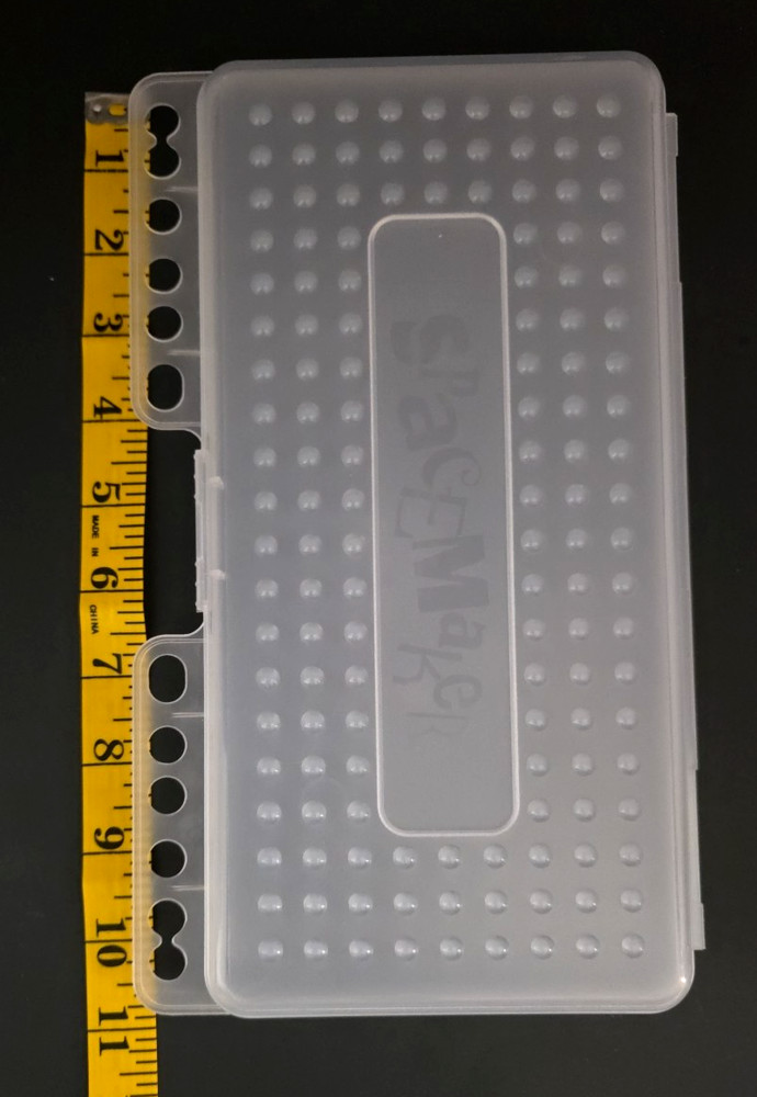 Space Maker Ring Binder White Pencil Box