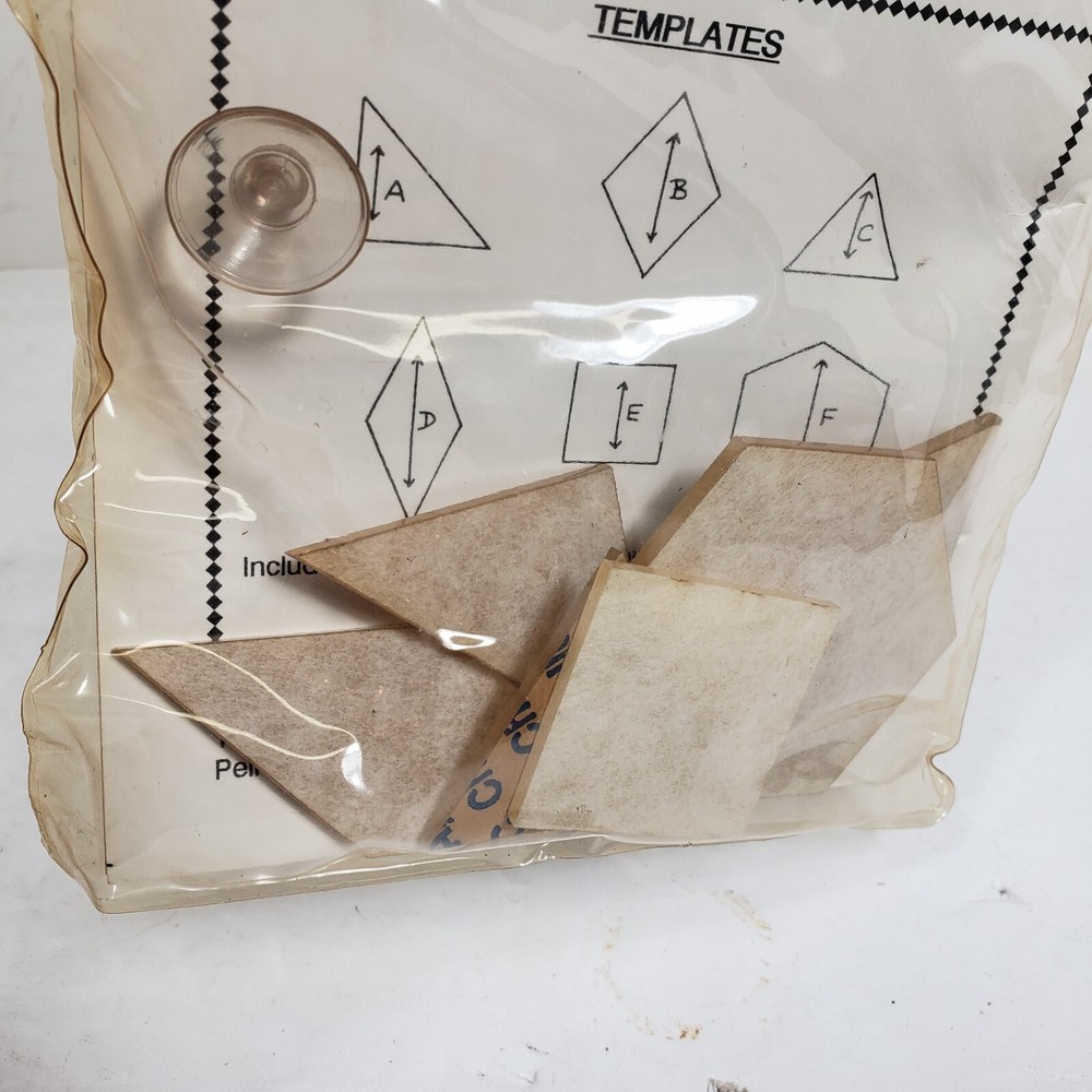 Patchwork Express Mini Geometric Quilt Template Set 6 Pieces Plus Pattern 78011