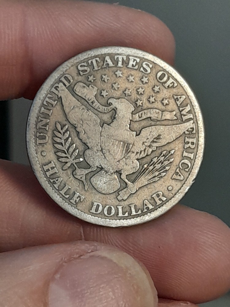 1911- P Barber Half Dollar