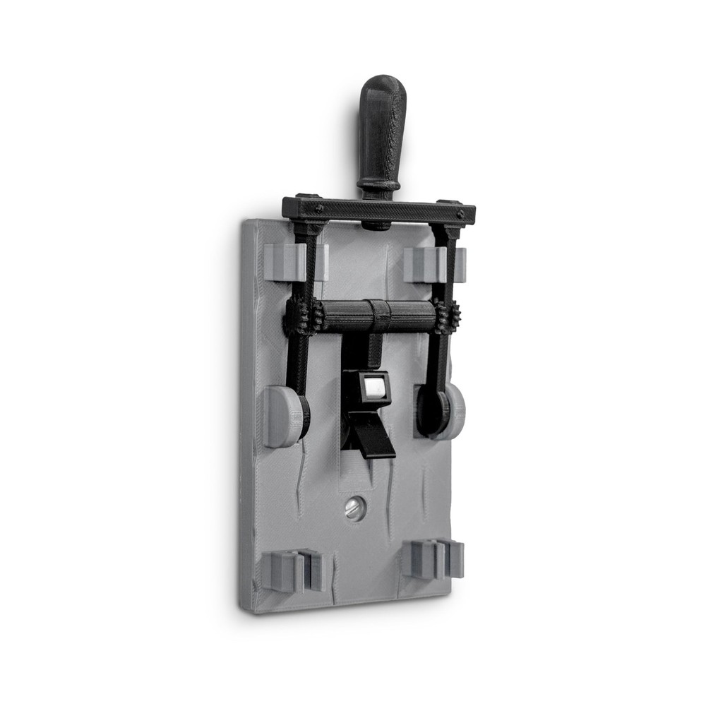 Frankenstein Light Switch Cover (Toggle, Grey) Toggle 1 Switch