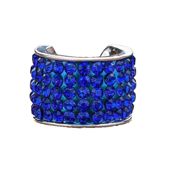 CharMED Stackable Personalize Stethoscope Bling Charm | Royal Blue