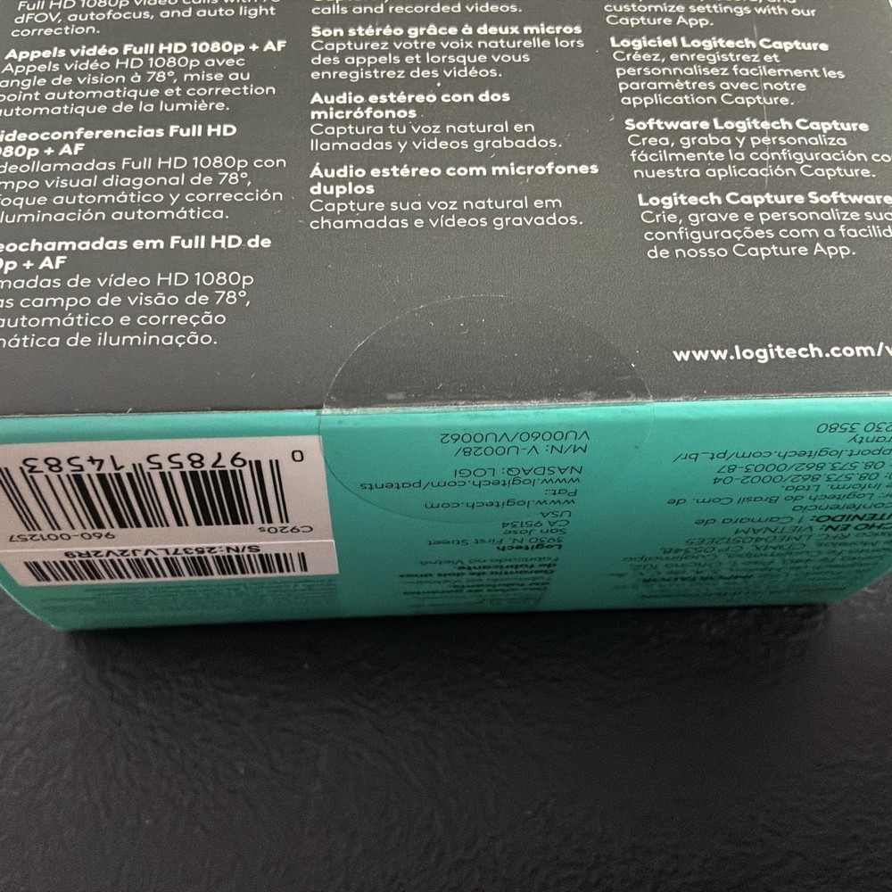 Logitech C920s HD Webcam