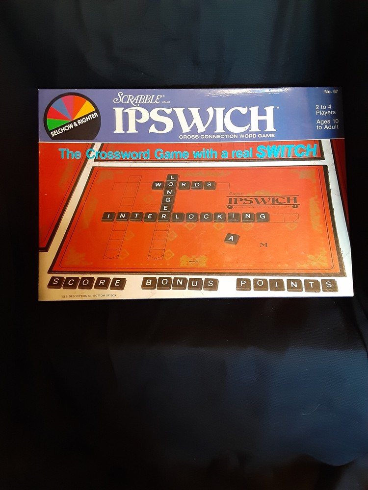 Scrabble Ipswich Cross Connection Word Game (1983)