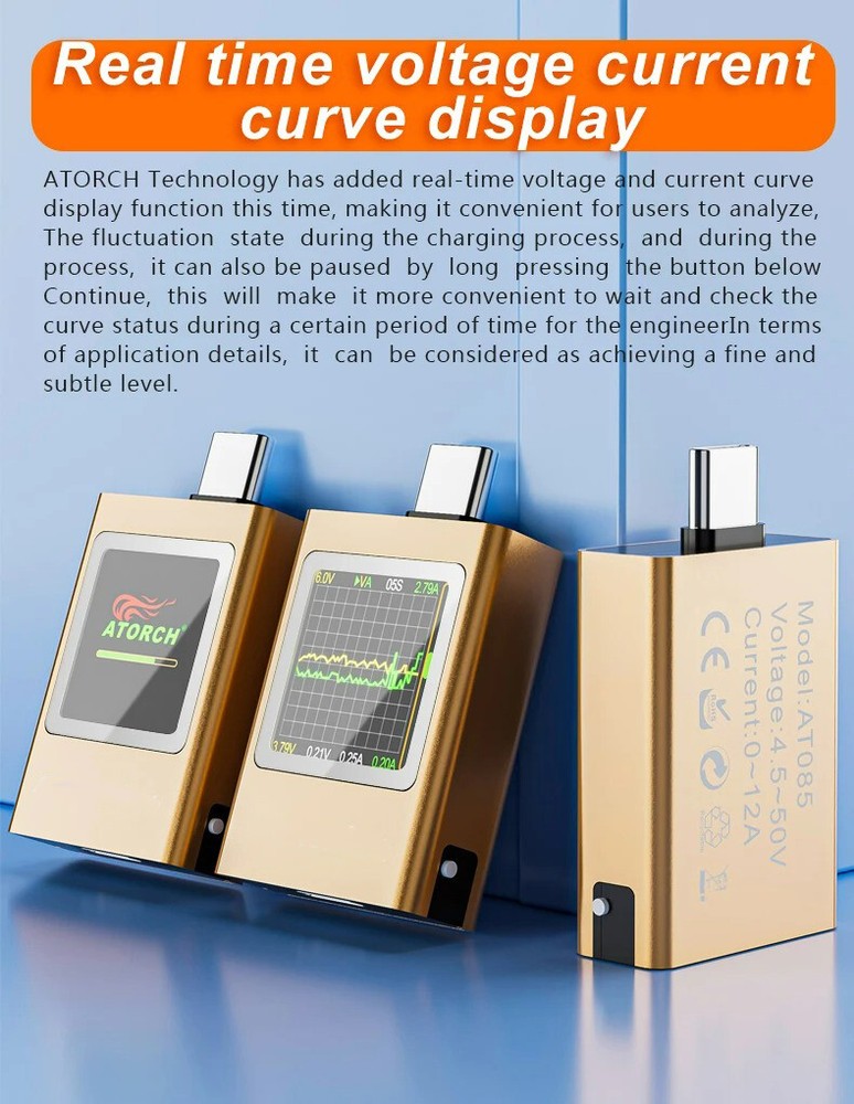 Power Meter Testers Eversame PD3.1 Digital Multimeter Voltage Current Voltmeter