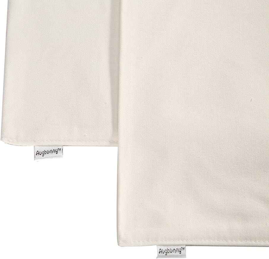100% Cotton Canvas Travel Laundry Bag, 2-Pack