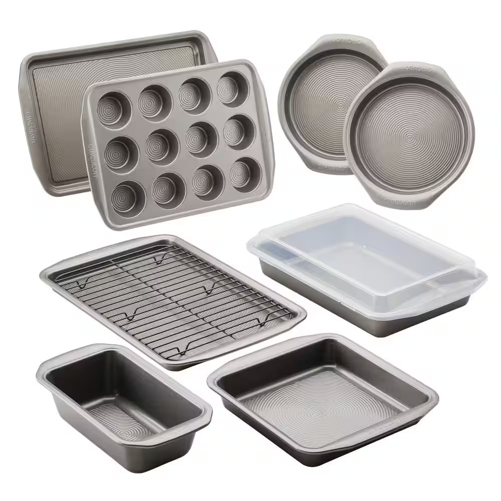 10-Piece Gray Bakeware Set