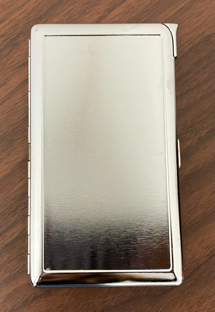 Something Fun 100's Size Cigarette Case with built in lighter Wallet