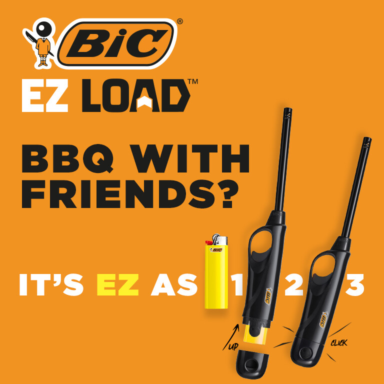 BIC EZ LOAD Lighter, Reloadable Multi Purpose Lighter, 2-Pack (Colors May Vary)