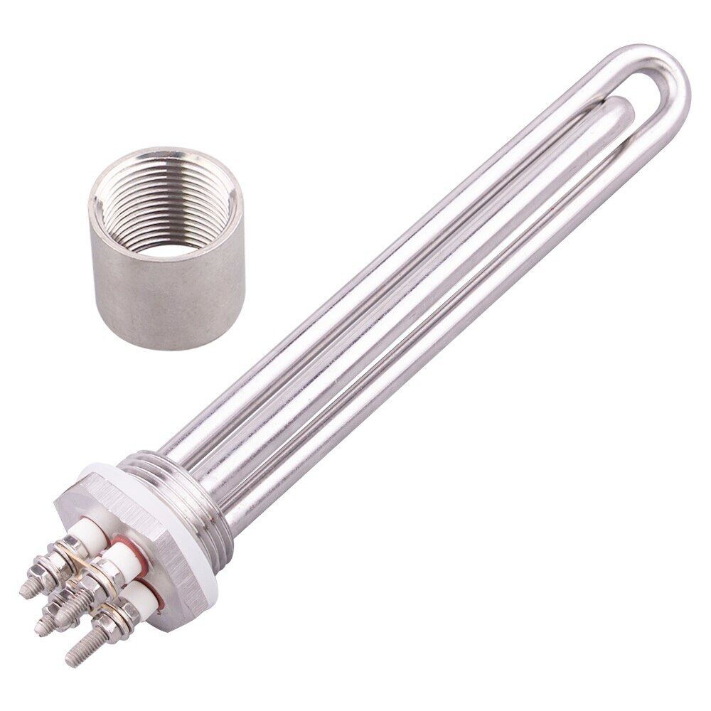 Solar Water Heater 12V Tubular Electric 300W/400W/600W Durable Heating Element