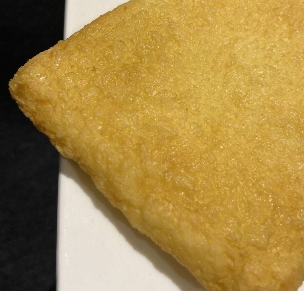 Food sample: plump fried tofu