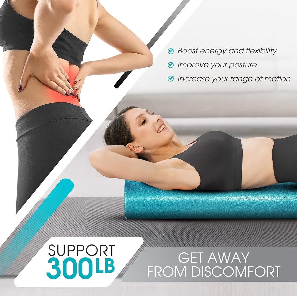 Versatile 18" EPP Foam Roller - Ideal for Stretching & Professional Training