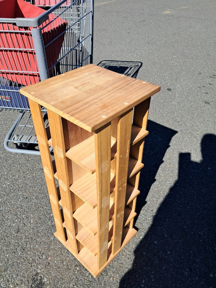 Napa Valley 200 Disk CD Wood Storage Rack