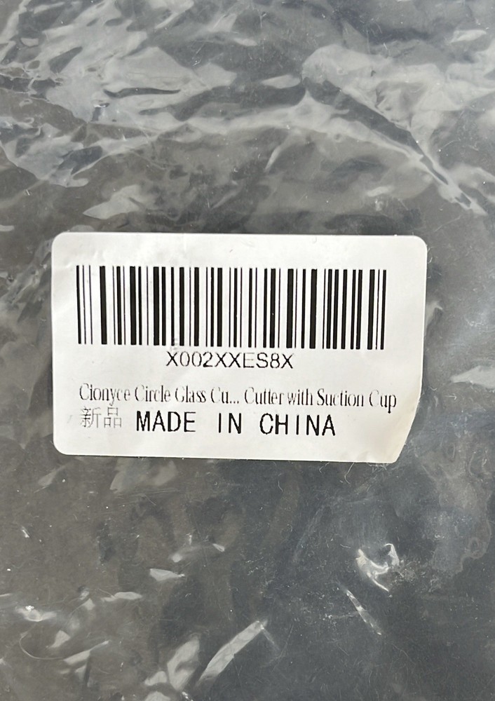 Cionyce Circle Glass Cutter With Suction Cup