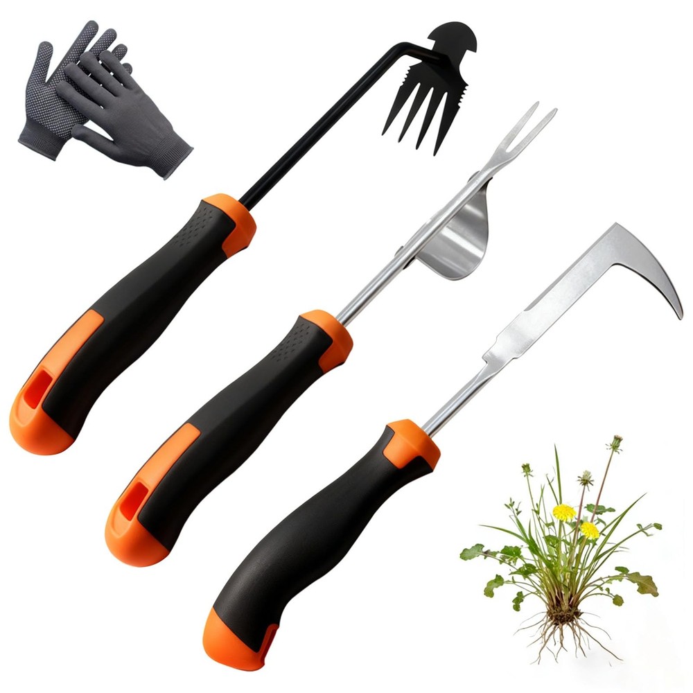 Weed Puller Tool, 2026 New Portable Hand Weeder Tool, Weeding Tool with Stain...