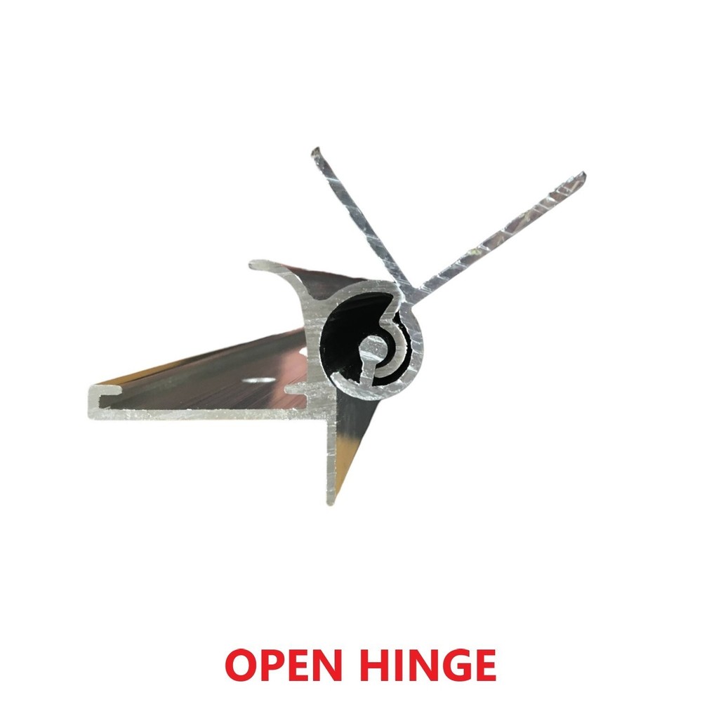 Hurricane Hinge with Rain-gutter | Teardrop Galley Door Hinge