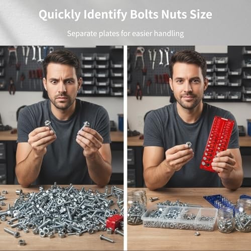 76 Thread Checker, Nut and Bolt Thread Checker Standard and Metric, Thread