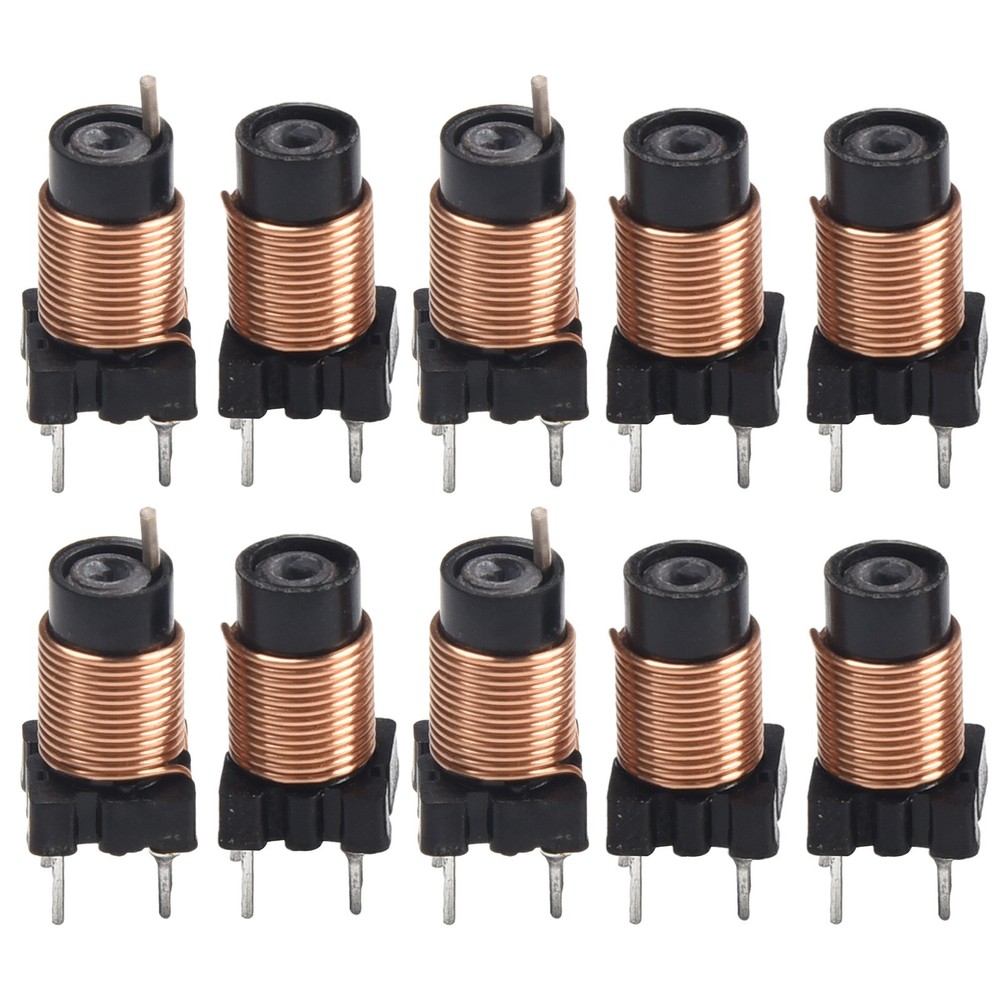 Reliable Adjustable High Frequency Inductor Ferrite Core 12T Turns Pack Of 10