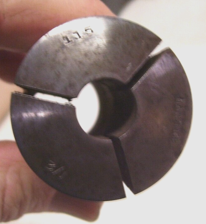 Hardinge 115, Round Collet, External Threads, 1/2"
