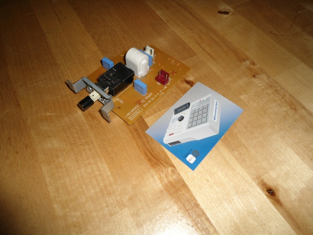 Akai MPC 2000 Power Switch PCB Board w/Power Button Cap