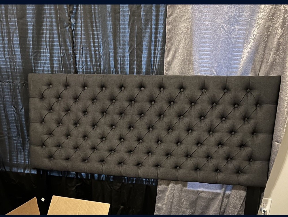 Black queen headboard/full