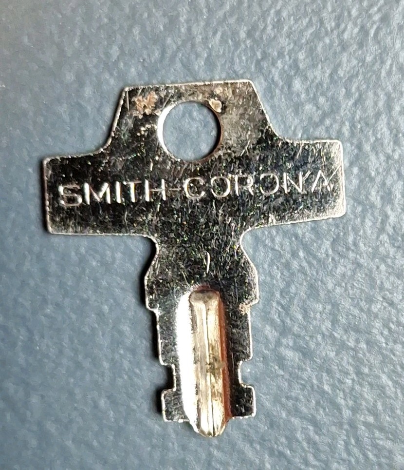 Vintage Smith Corona Typewriter Locking Case Key