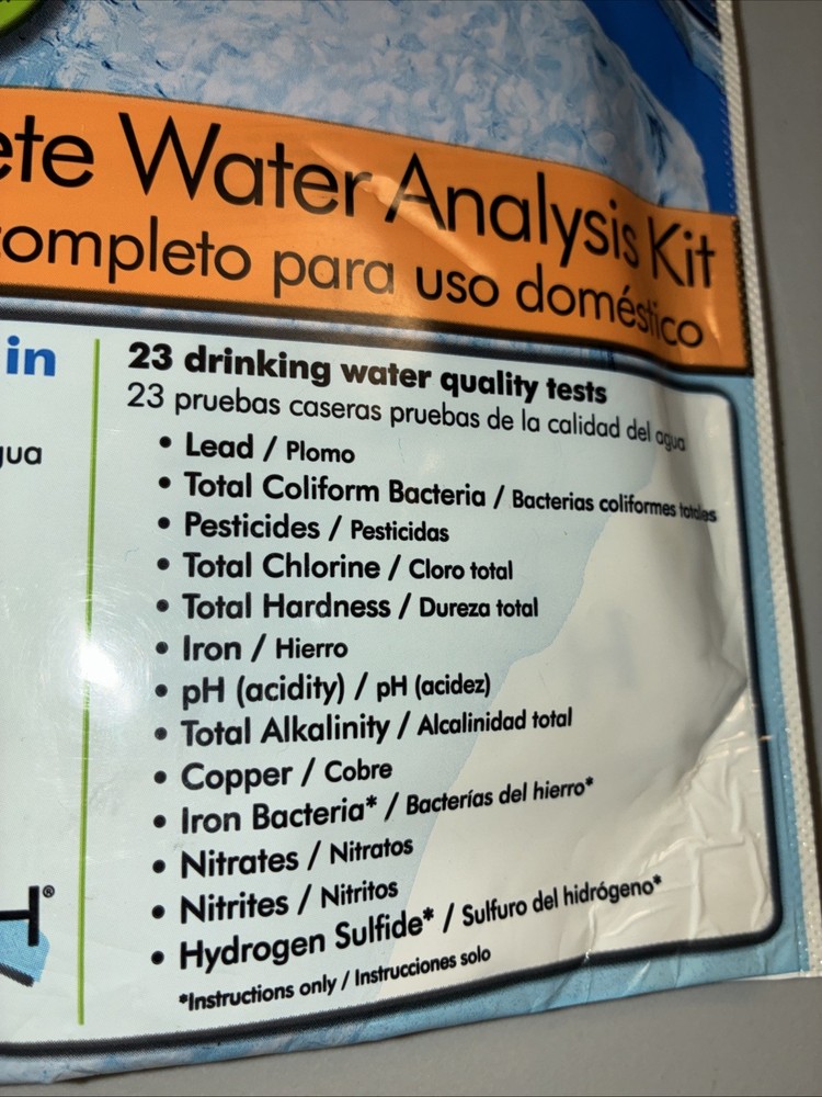 Complete Water Analysis Kit Open Box