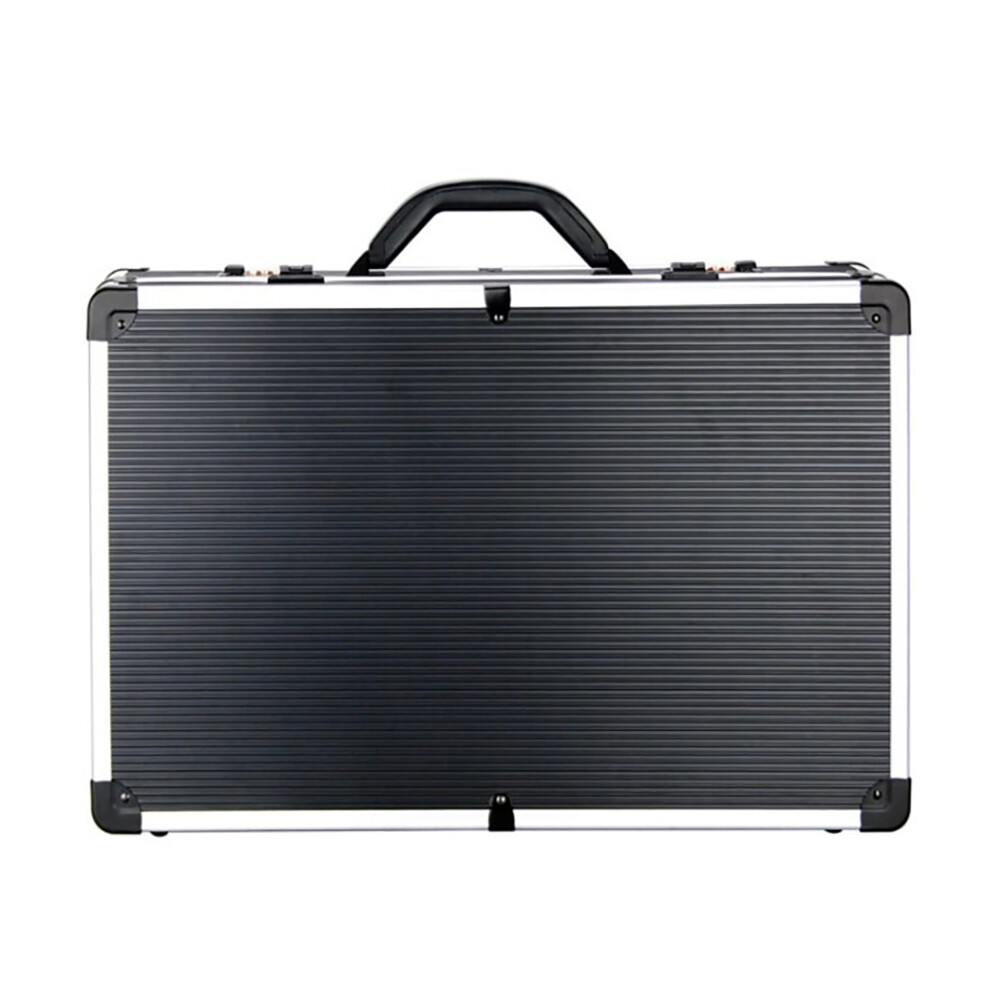 Barber Stylist Suitcase + Code Lock Barber Tool Carrying Case Organizer Black US