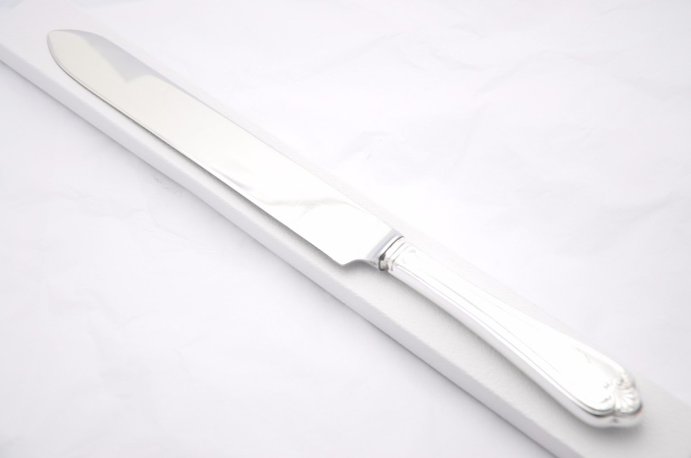 Jesmond Pattern Silver Plated Wedding Cake Knife Gift Boxed Sheffield England